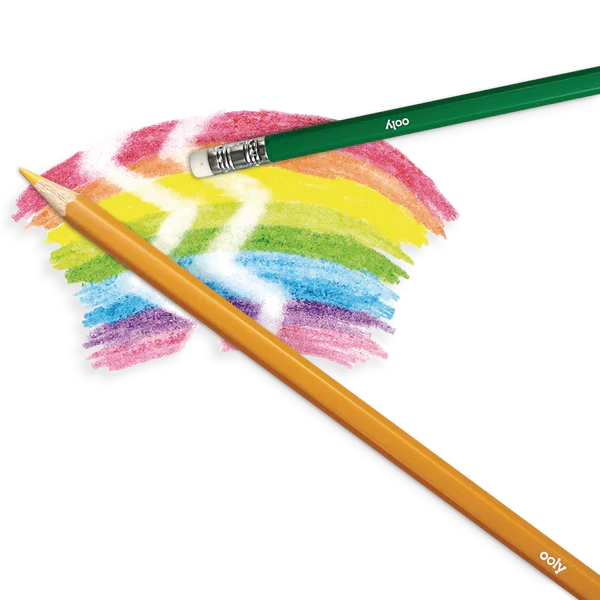 Ooly Un-Mistake-ables: Erasable Colored Pencils (Set of 12)