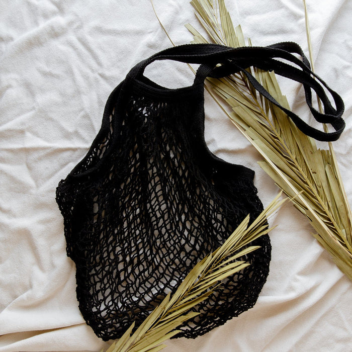 Organic Cotton String Bag - Zero Waste Mesh Bag, Plastic Free, Market Tote - SEATOPIA
