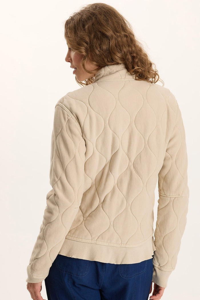 XCVI Osment Plush Quilted 4-Pocket Bomber Jacket
