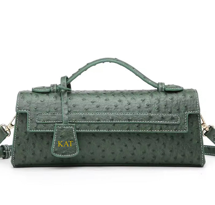Ostrich Envelope Bag Travellers Hat Boutique