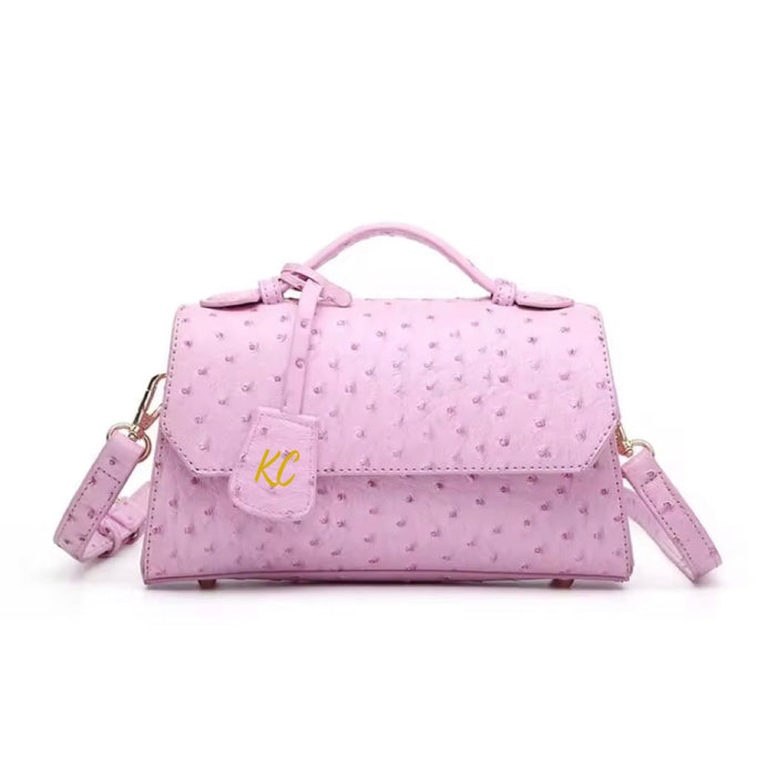Ostrich Leather Bag Travellers Hat Boutique