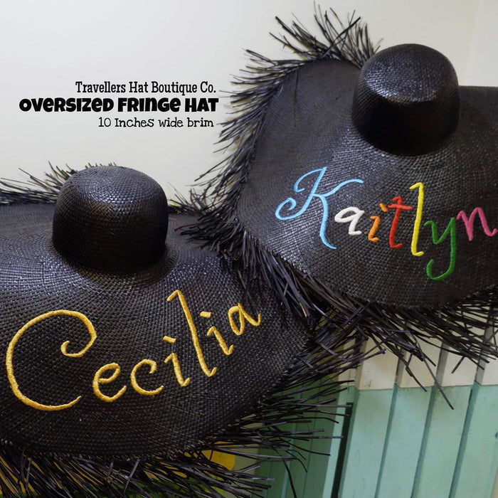 Oversized Fringe Hat - CUSTOMIZE ME - Travellers Hat Boutique