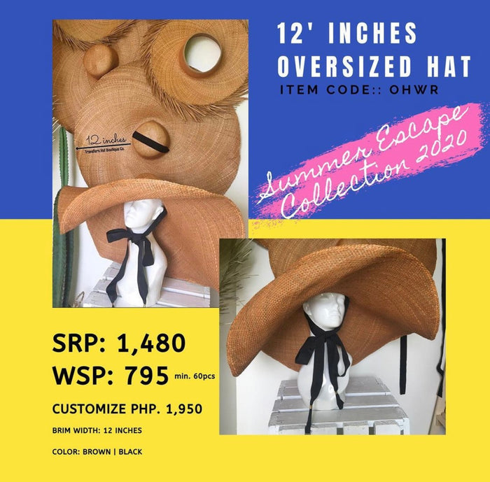Oversized Hat - CUSTOMIZE ME! - Travellers Hat Boutique