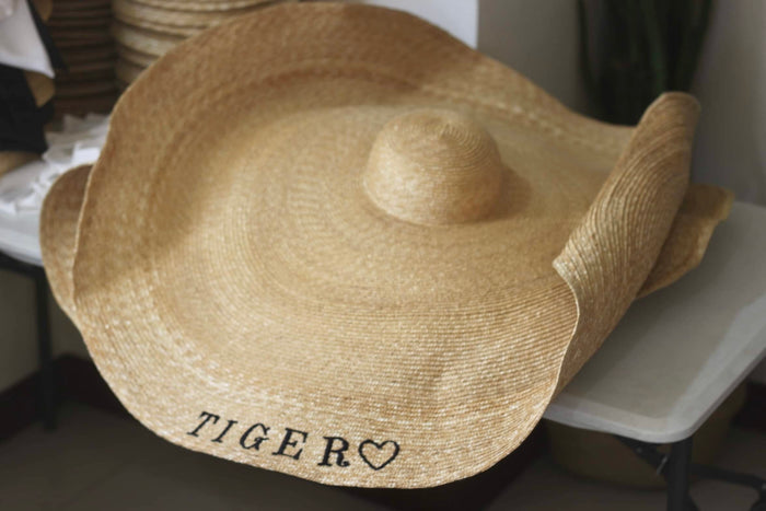 Oversized Wheat  Straw Hat - Travellers Hat Boutique