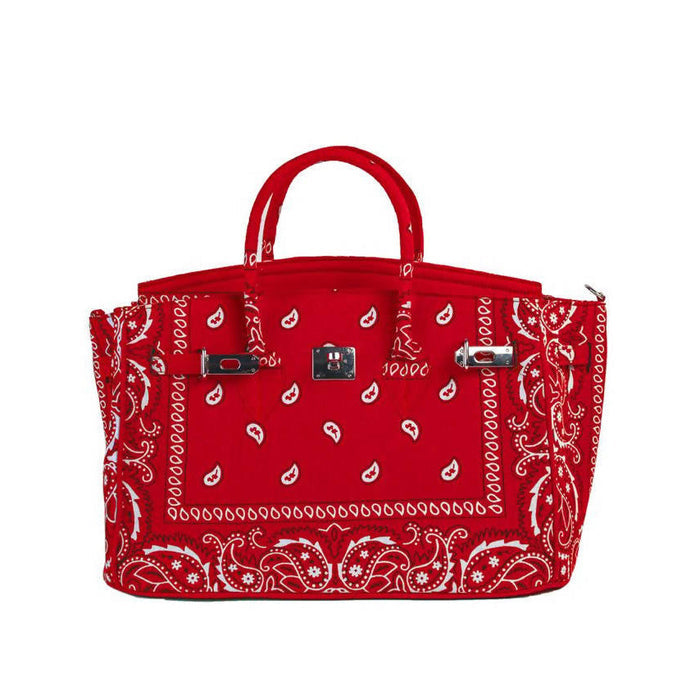 Paisley Satchel Bag