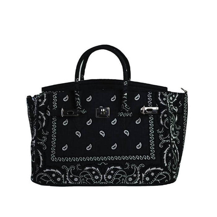 Paisley Satchel Bag