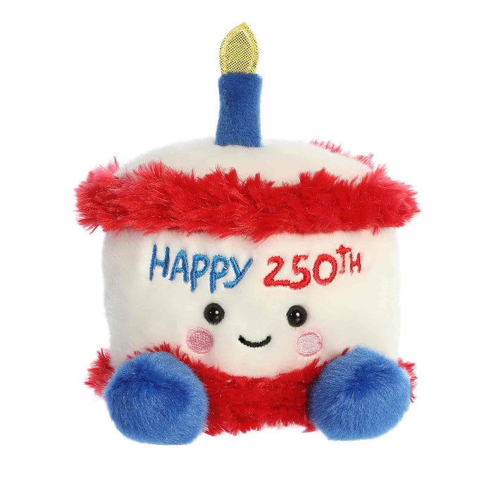 Palm Pals 5 Inch America the B'Day Cake Plush Toy