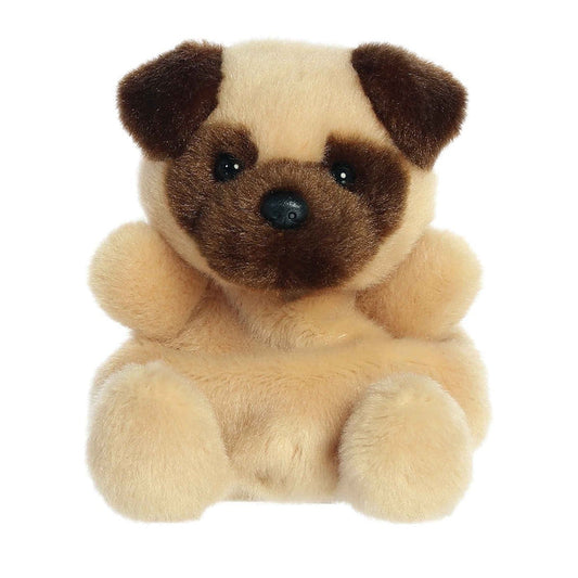 Palm Pals 5 Inch Frankie the Pug Plush Toy - Owl & Goose Gifts