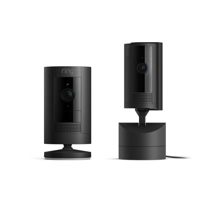 Black:Pan-Tilt Indoor Camera + Outdoor Camera Battery