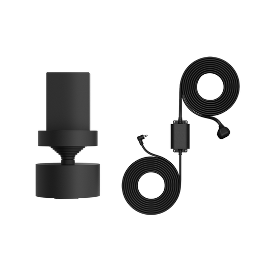 Black:Pan-Tilt Mount with Indoor/Outdoor Power Adapter (Stick Up Cam Battery (3rd Gen))