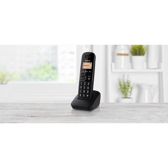Panasonic Twin Cordless Dect Phone - Black | KX-TGB612 from DID Electrical - guaranteed Irish, guaranteed quality service. (6977694400700)