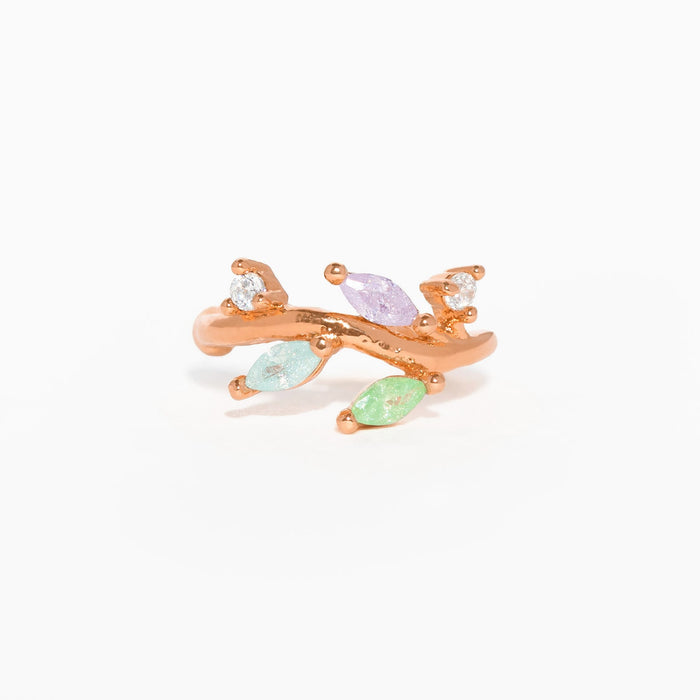 Pastel Leaf Ear Cuff