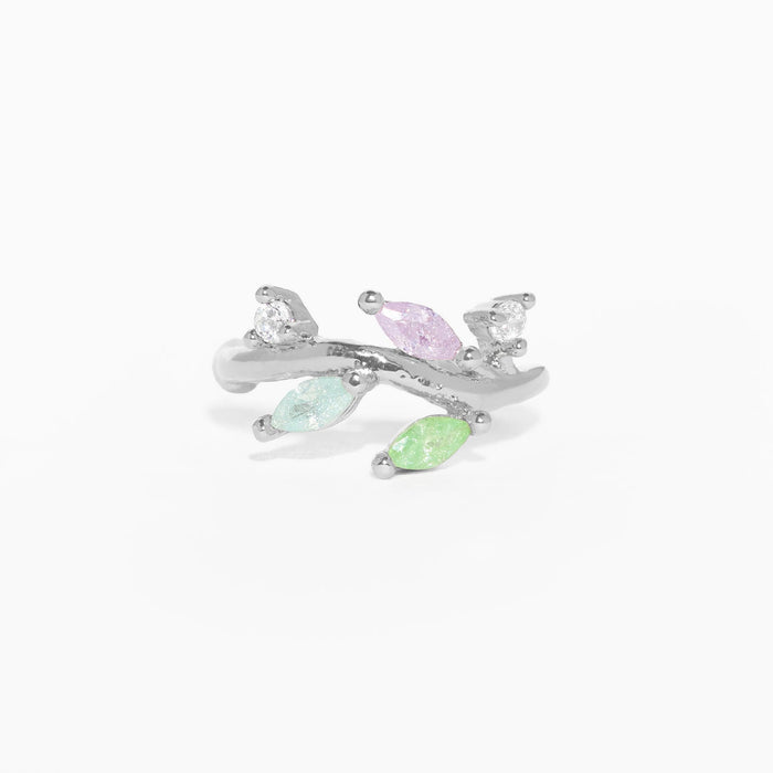 Pastel Leaf Ear Cuff