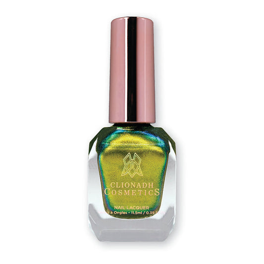 Patina Lite Nail Lacquer bottle on a white background.