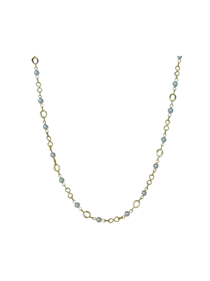 Pearl Drift Long Necklace