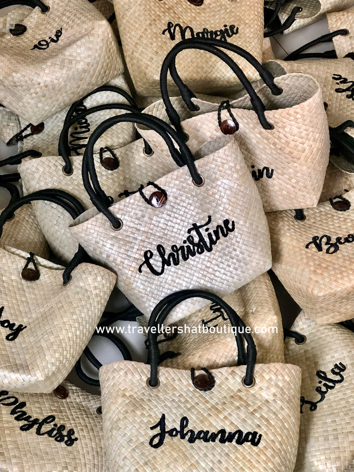 Personalized Bayong bags