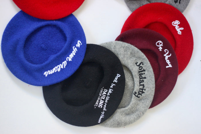 Personalized Beret Hat - Travellers Hat Boutique