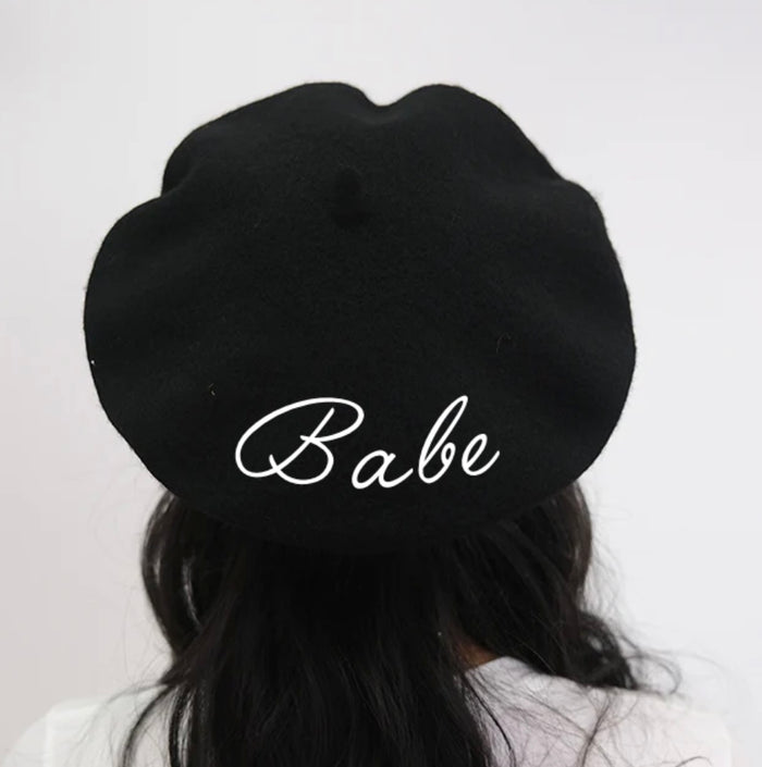 Personalized Beret Hat - Travellers Hat Boutique