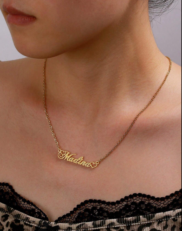 Personalized Bridesmaid Necklace Travellers Hat Boutique