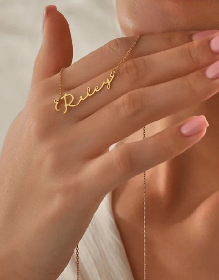 Personalized Bridesmaid Necklace Travellers Hat Boutique