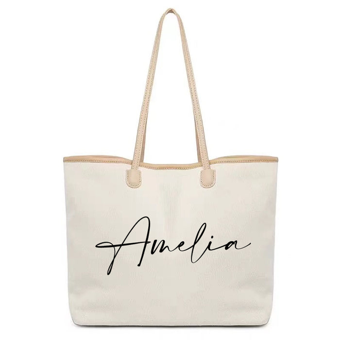 Personalized Cotton Tote - Travellers Hat Boutique