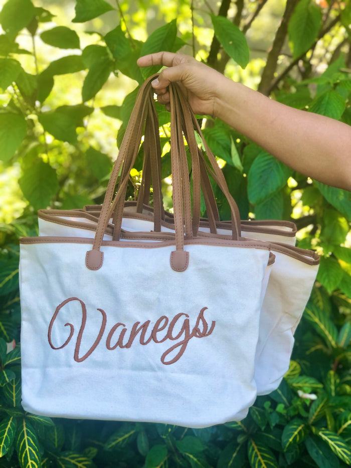 Personalized Cotton Tote - Travellers Hat Boutique
