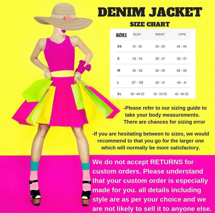 Personalized Denim Jacket - Travellers Hat Boutique
