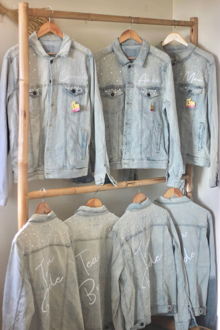 Personalized Denim Jacket - Travellers Hat Boutique