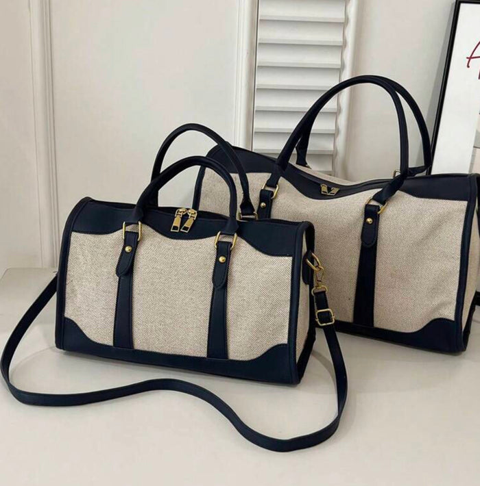 Personalized Duffle Leather Bag Travellers Hat Boutique
