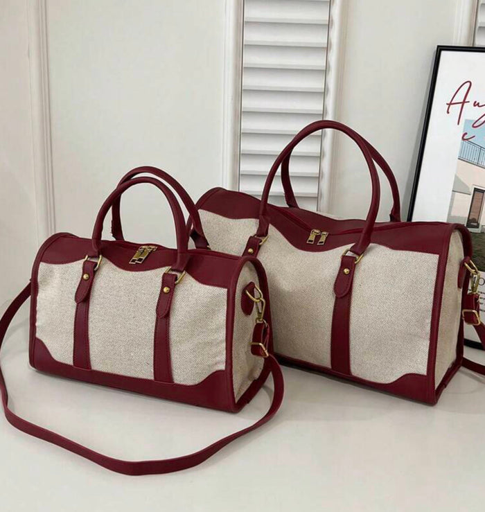 Personalized Duffle Leather Bag Travellers Hat Boutique