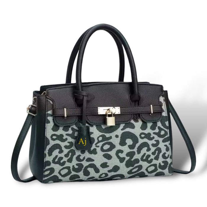 Personalized Leopard Print Crossbody Travellers Hat Boutique
