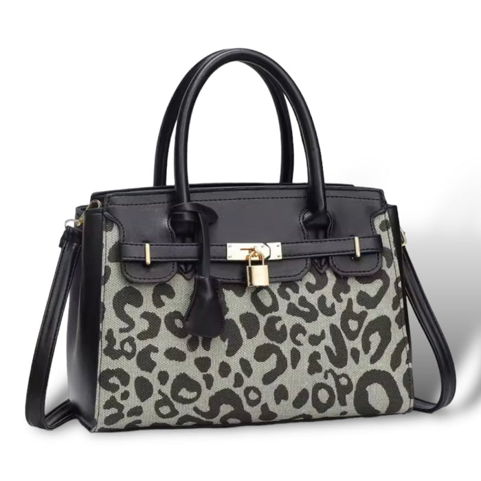 Personalized Leopard Print Crossbody Travellers Hat Boutique