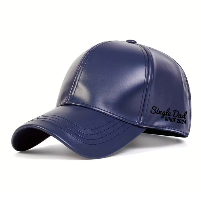 Personalized PU Leather Cap Travellers Hat Boutique