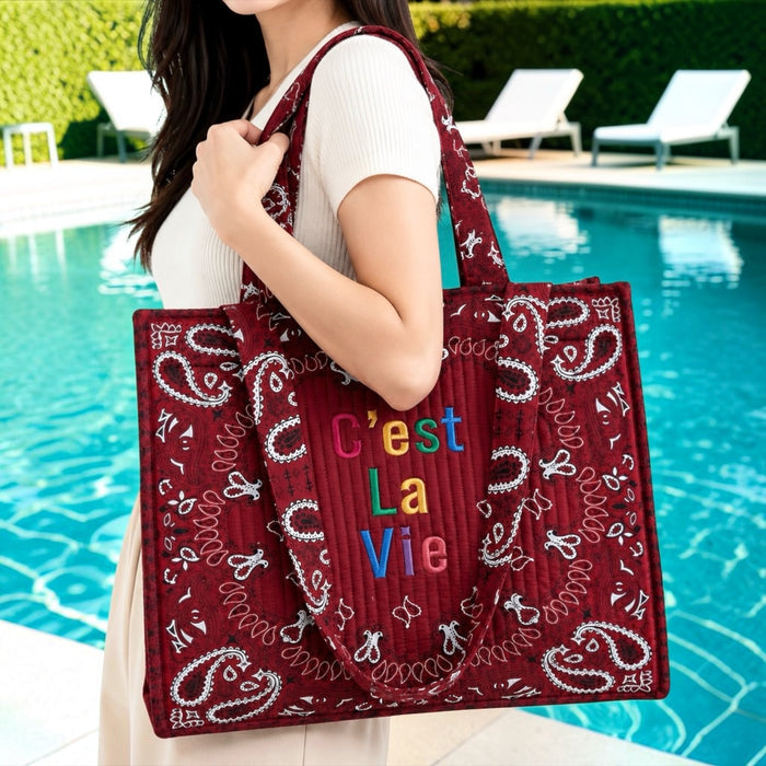 Personalized Quilted Bandana Shoulder Bag