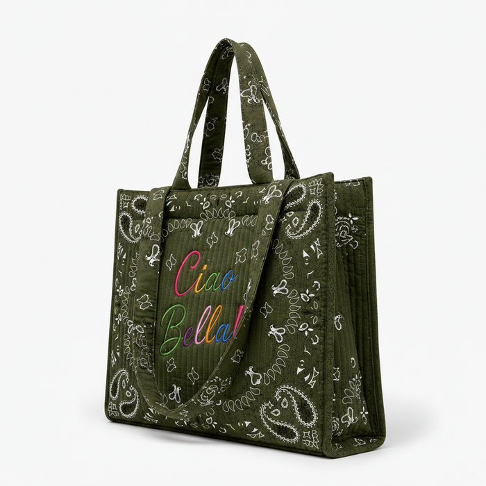 Personalized Quilted Bandana Shoulder Bag