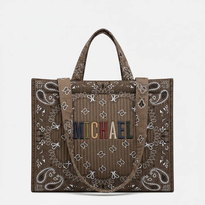 Personalized Quilted Bandana Shoulder Bag