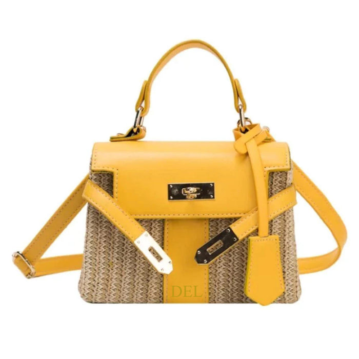 Personalized Vintage Straw Bag - Travellers Hat Boutique