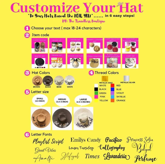 Personalized Winter Bowknot Hat Travellers Hat Boutique