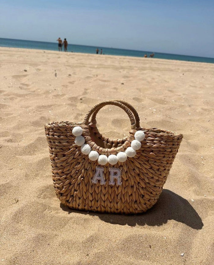 Personalized Woven Basket Travellers Hat Boutique