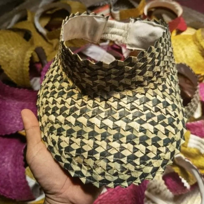 Personalized Woven Visor - Travellers Hat Boutique