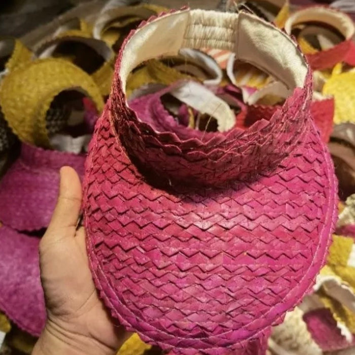 Personalized Woven Visor - Travellers Hat Boutique