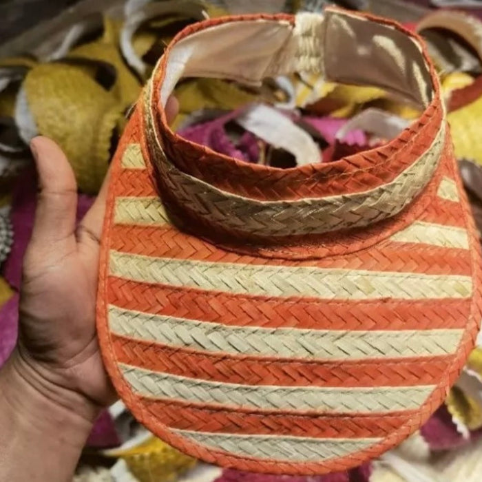 Personalized Woven Visor - Travellers Hat Boutique
