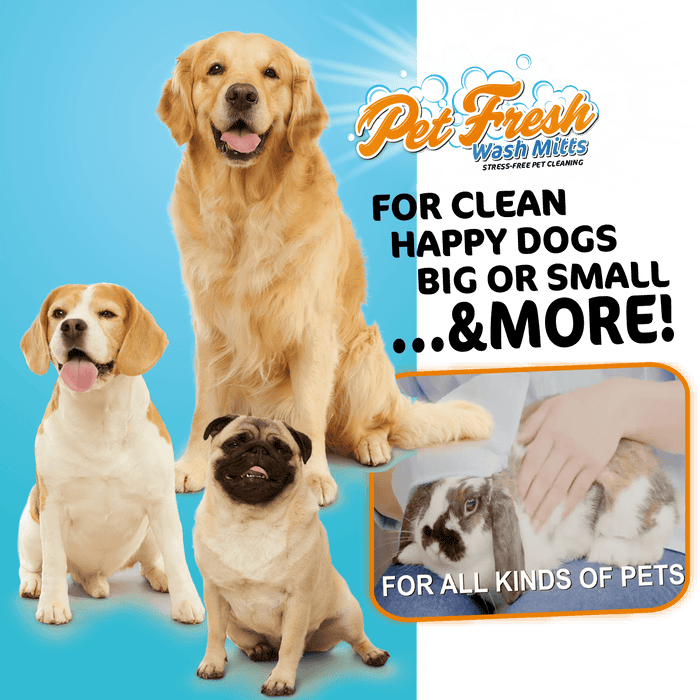 Pet Fresh Wash Mitts