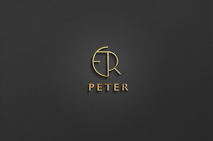 PETER - Name Logo Design | Instant Download | Premade Logo | Minimalist Design