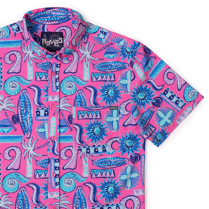 RSVLTS XS RSVLTS Short Sleeve Shirt Pink Sand Beach – KUNUFLEX Short Sleeve Shirt