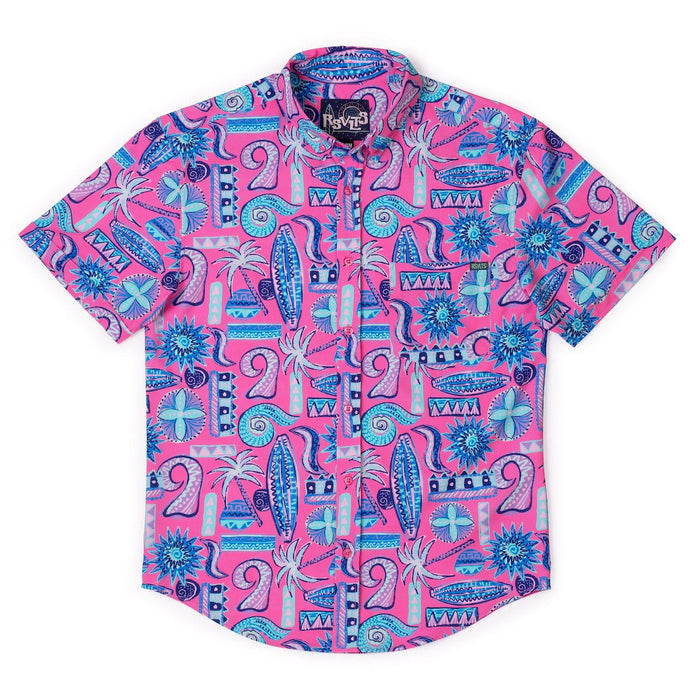 RSVLTS RSVLTS Short Sleeve Shirt Pink Sand Beach – KUNUFLEX Short Sleeve Shirt