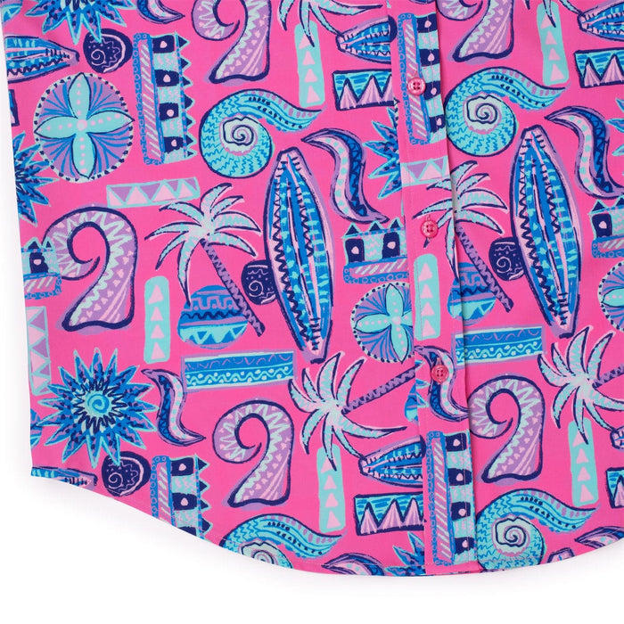 RSVLTS RSVLTS Short Sleeve Shirt Pink Sand Beach – KUNUFLEX Short Sleeve Shirt