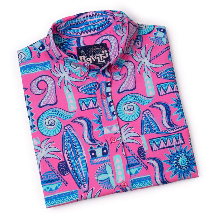 RSVLTS RSVLTS Short Sleeve Shirt Pink Sand Beach – KUNUFLEX Short Sleeve Shirt