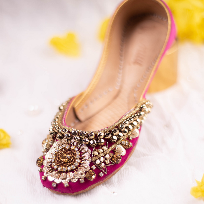 Pink Women Fancy Khussa