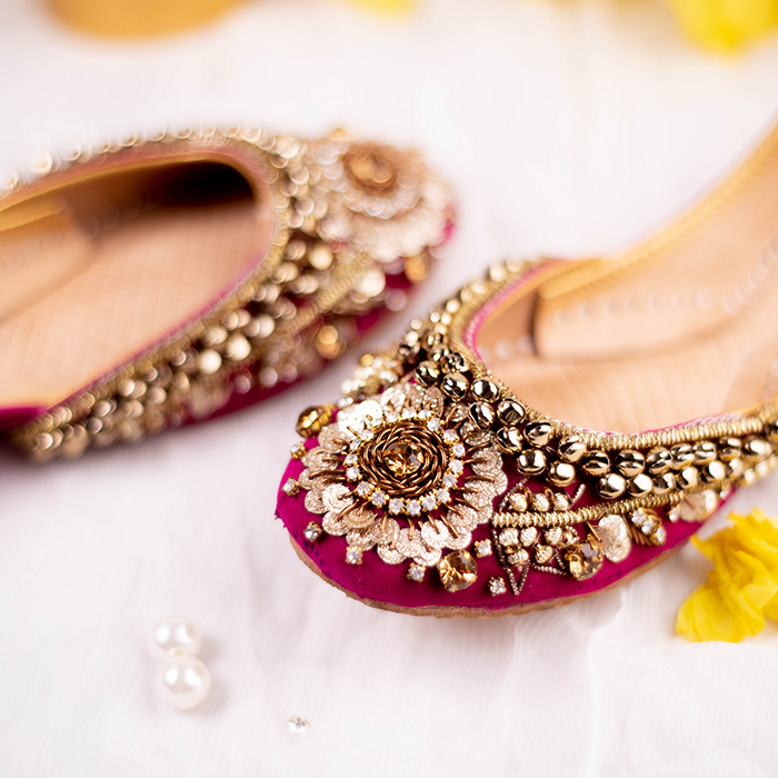 Pink Women Fancy Khussa